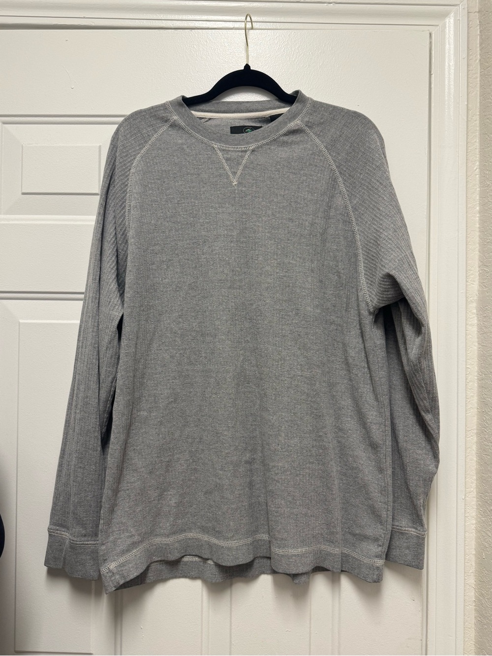 RedHead Gray Thermal Waffle Top 0121